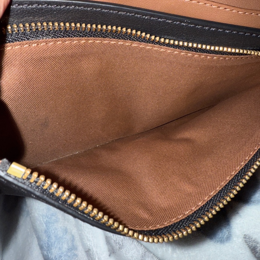 Coach Anna Foldover Clutch Crossbody Bag preowned - Picture 7 of 16